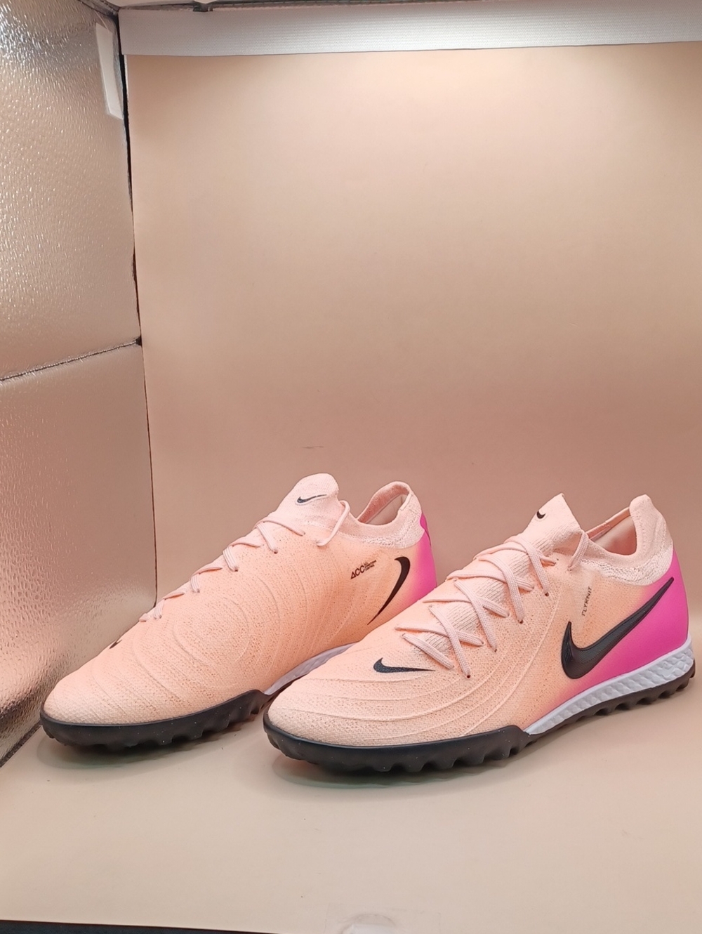 Nike Phantom GX 2 Pro TF Prism Pack Shoe-Peach/Pink Men Size 8.5 US FJ2583-800